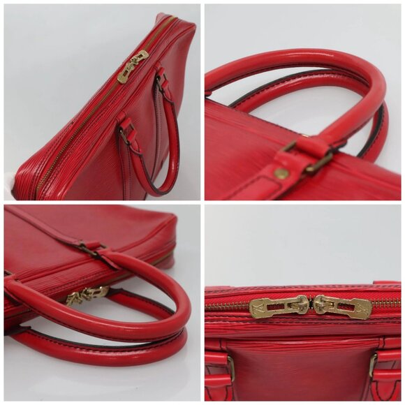 LOUIS VUITTON Epi Porte Documents Voyage Business Bag Red M54477 LV Auth 125781 - Picture 16 of 16